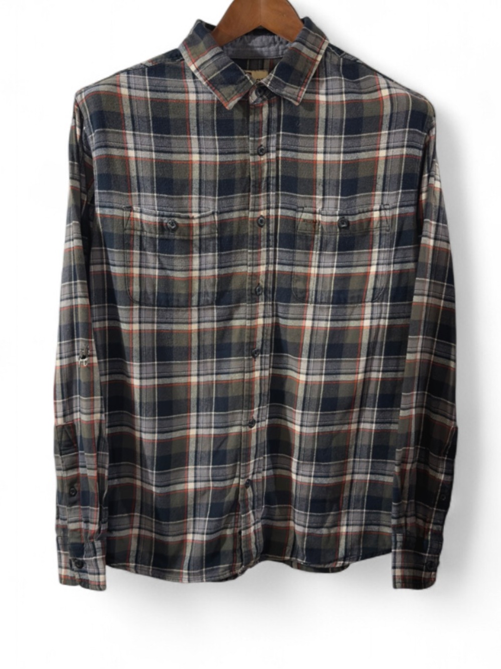 Woolrich Plaid Button-Up Shirt Size Men’s Large
